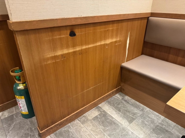 某飲食店舗天神店内装工事の画像