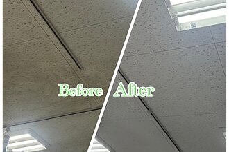 某スーツ店舗大野城店　天井塗装