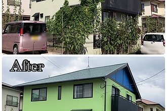 福岡県糟屋郡Y様邸戸建ての外壁・屋根塗装工事