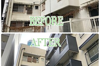 福岡市中央区コーポ大規模修繕工事