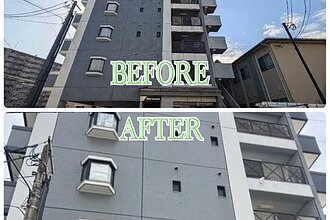 山口県宇部市マンション大規模修繕工事のイメージ
