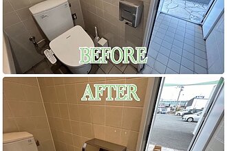 某衣服店舗大野城店ペーパーホルダー交換