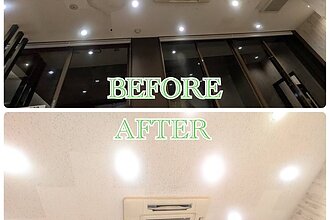 某ファストフード店舗箱崎店天井工事