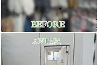 某作業服屋店舗飯塚店トイレ改造工事