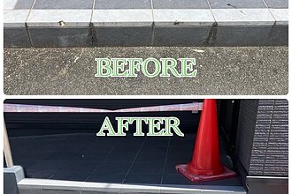 某回転寿司チェーン店舗久留米店タイル工事