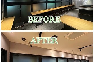 ファストフード店舗天神店内装仕上工事