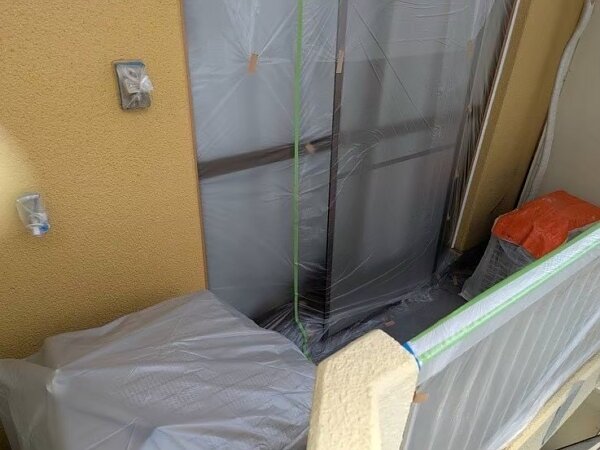 大分県マンション大規模修繕工事【養生・シーラー編】の画像