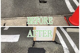 某家電量販店舗熊本店外構工事