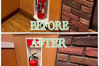 某飲食店舗鹿児島店壁工事