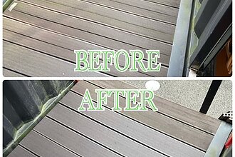 某ホテル江北店ウッドデッキ工事のイメージ