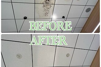 某回転寿司チェーン店舗田川ソーラトン目透かし工法のイメージ