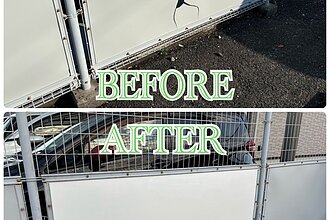 某とんかつ屋店舗佐賀店パネル交換のイメージ