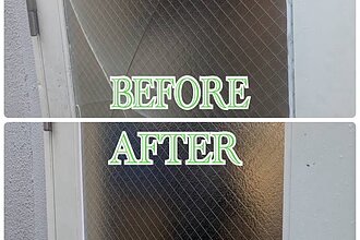 某飲食店舗大宰府店ガラス工事のイメージ