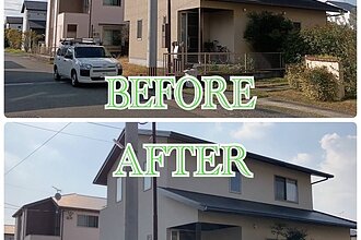 新宮町戸建て外壁塗装工事のイメージ