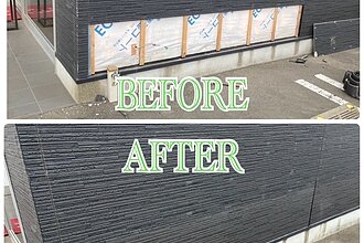 某お弁当屋店舗春日店外壁工事のイメージ