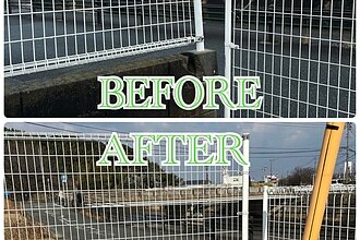 某回転寿司チェーン店舗志免店ブロック工事のイメージ