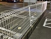 某飲食店舗博多店フェンス工事のイメージ