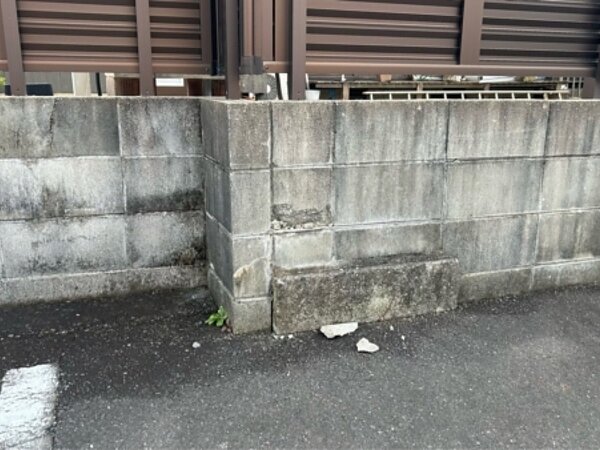 某お弁当屋店舗筑紫野店ブロック工事の画像